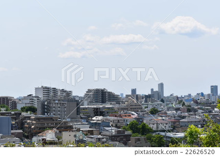 住宅區和藍天 22626520