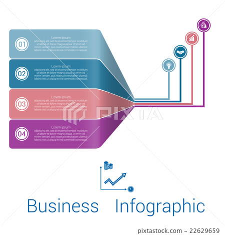 Infographic Strips Perspective four position. Infographic Strips Perspective four position. 22629659