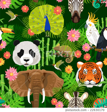 Animals Seamless Pattern 22630170