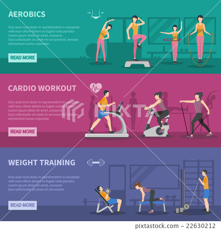 Fitness Gym Training Banners Fitness Gym Training Banners 22630212