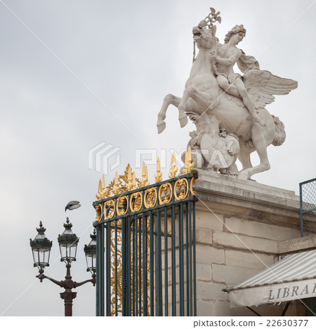 Equestrian statue in Paris 22630377