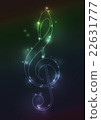 Treble clef 22631777