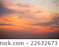 Sunset and sky in twilight time 22632673