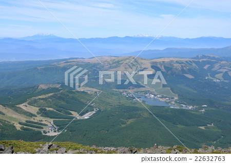 從Tateshina山峰俯瞰Shirakabako和Kirigamine 22632763