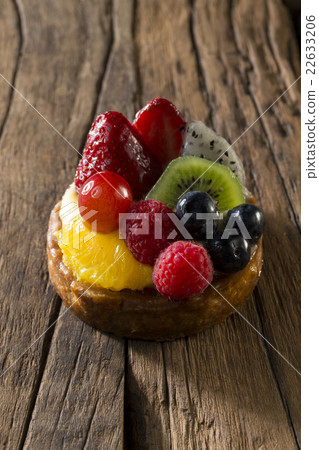 Fresh Fruit Flan. 22633206