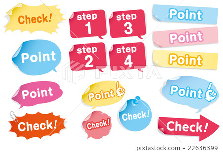 point, cheque, vector - Stock Illustration [22636399] - PIXTA