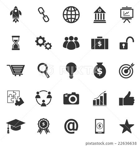 Start up icons on white background 22636638