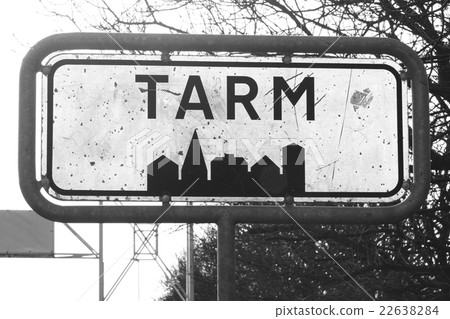 Tarm city sign in Denmark Tarm city sign in Denmark 22638284