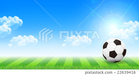 Soccer sky landscape background 22639416