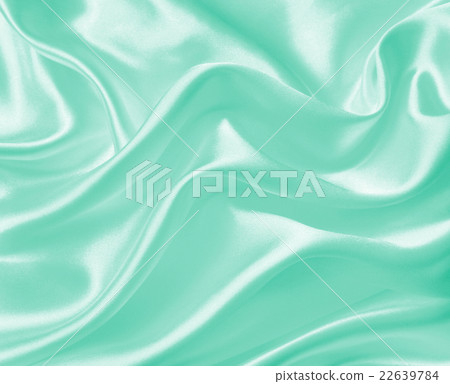 Smooth elegant green silk or satin texture 22639784