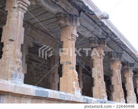 The pillar of the Iraqa Tesshuara Temple in India, World Heritage Site "Great Chora Morning Temples" 22640496