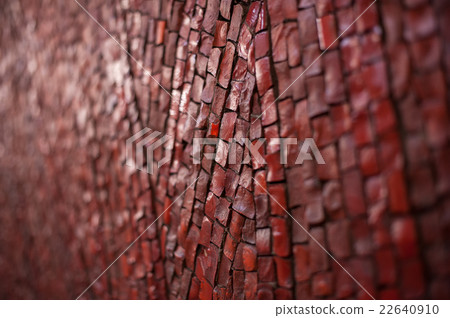 texture of red brick road for walking in park texture of red brick road for walking in park 22640910