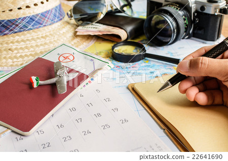 diary and calendar with passport diary and calendar with passport 22641690