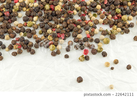 red and brown pepper balls on the table red and brown pepper balls on the table 22642111