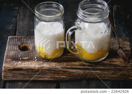 Tapioca dessert with mango Tapioca dessert with mango 22642926