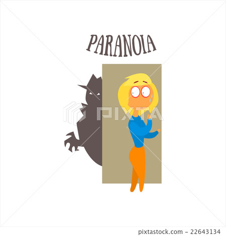 Paranoia Vector Illustration Paranoia Vector Illustration 22643134