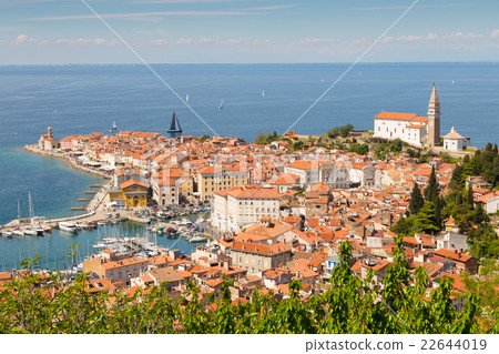 Picturesque old town Piran, Slovenia. Picturesque old town Piran, Slovenia. 22644019