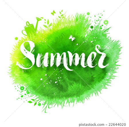 Summer word grunge lettering Summer word grunge lettering 22644020