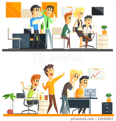 Office Team Two Illustrations Collection 22644601