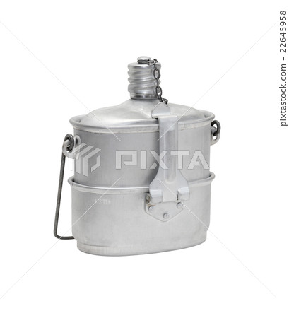 Old Aluminum Flask Old Aluminum Flask 22645958