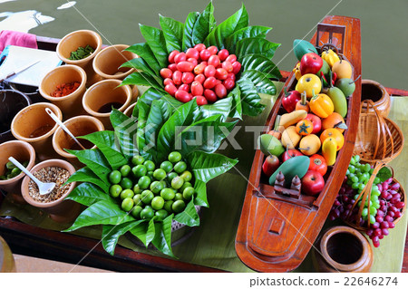 Cuisine on the boat in Bangkok 22646274