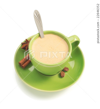 cup of coffee isolated on white cup of coffee isolated on white 22646352