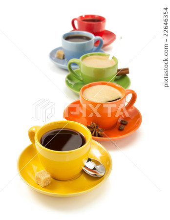 cup of coffee isolated on white cup of coffee isolated on white 22646354