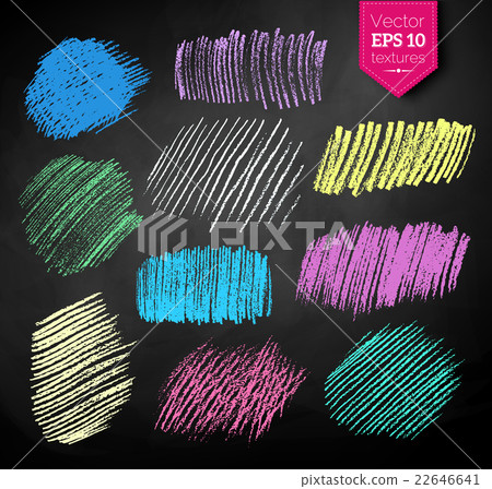 Color chalked hatching - Stock Illustration [22646641] - PIXTA