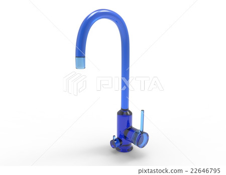 3D illustration of the tap mixer.  22646795
