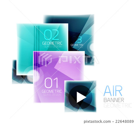 Glossy color squares 22648089