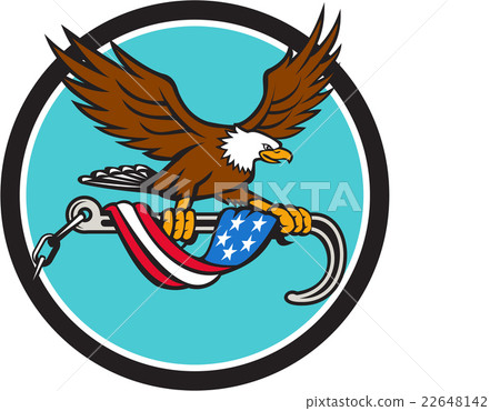 American Eagle Clutching Towing J Hook Flag Drape American Eagle Clutching Towing J Hook Flag Drape 22648142