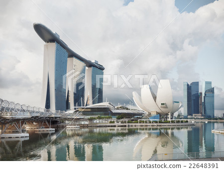 View of central Singapore 22648391