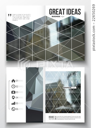 Set of business templates for brochure, magazine 22650269