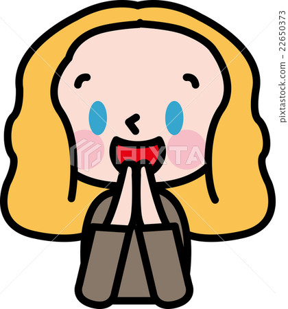 Children of foreign countries face girls in the world 22650373