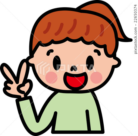 Children of foreign countries face girls in the world 22650374