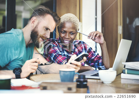 People Friendship Coffee Break Discussion Talking Concept 22651690