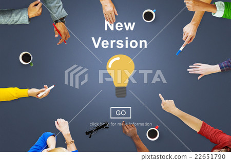 New Version Software Install Homepage Concept New Version Software Install Homepage Concept 22651790
