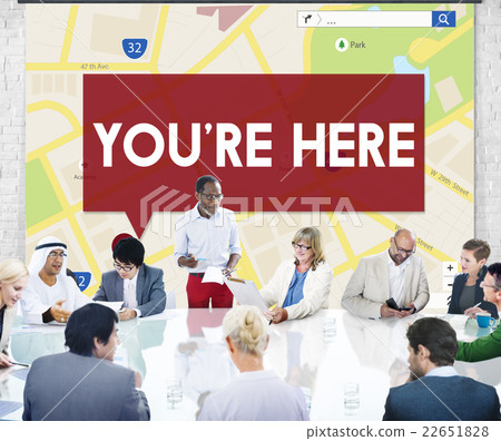You're Here Destination Location Direction Concept You're Here Destination Location Direction Concept 22651828