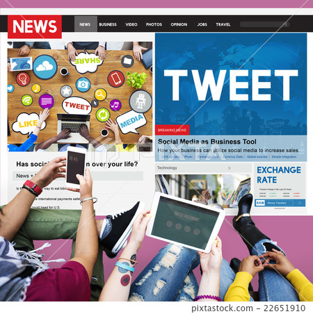 Tweet Global Communication Connection Social Networking Concept 22651910