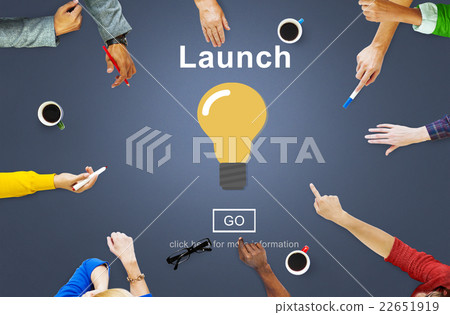 Launch Start Brand Introduce Light Bulb Concept Launch Start Brand Introduce Light Bulb Concept 22651919