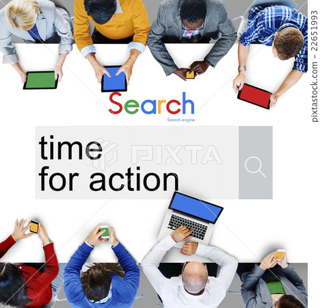 Time for Action Encouragement Motivation Progress Success Concep 22651993