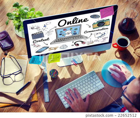 Online Connection Internet Web Social Networking Concept 22652512