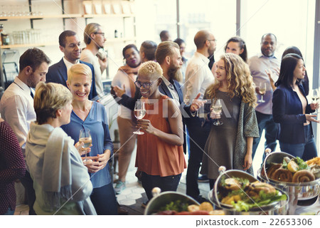 Diversity People Party Enjoyment Buffet Eating Concept 22653306