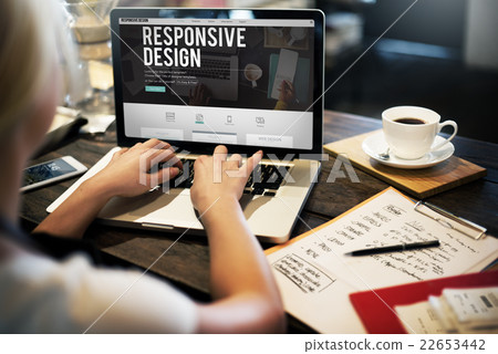 Responsive Design Layout Media Content Browser Concept Responsive Design Layout Media Content Browser Concept 22653442