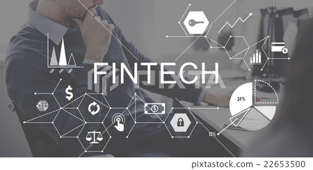 Fintech Investment Financial Internet Technology Concept 22653500