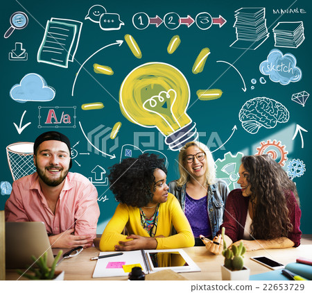 Ideas Learning Strategy Plan Teamwork Concept Ideas Learning Strategy Plan Teamwork Concept 22653729
