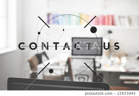 Contact Us Enquiry Help Hotline Info Concept 22653945