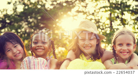 Kids Children Playing Happiness Concept Kids Children Playing Happiness Concept 22654037