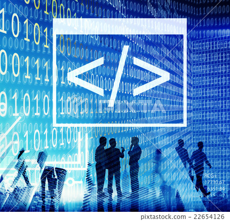 Binary Code Gigital Internet Business Technology Concept 22654126