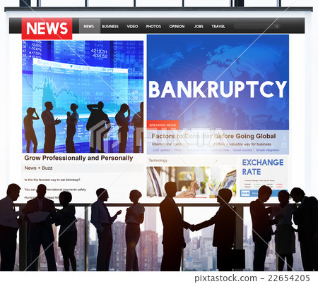 Bankruptcy Recession Loss Debt Money Finance Concept Bankruptcy Recession Loss Debt Money Finance Concept 22654205